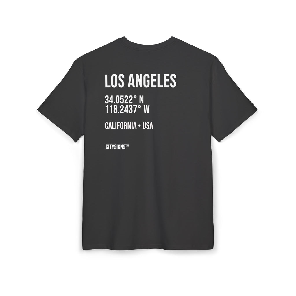 Los Angeles Coordinates Tee — Black