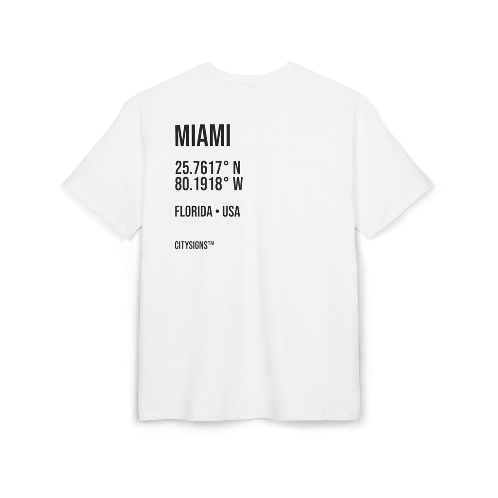 Miami Coordinates Tee — White
