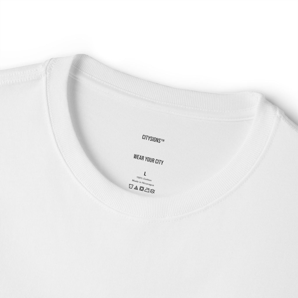 Las Vegas Coordinates Tee — White